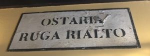Typical Venetian cuisine near Rialto Bridge